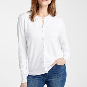 White Knit Cardigan by Contemporaine At Simons Size Large